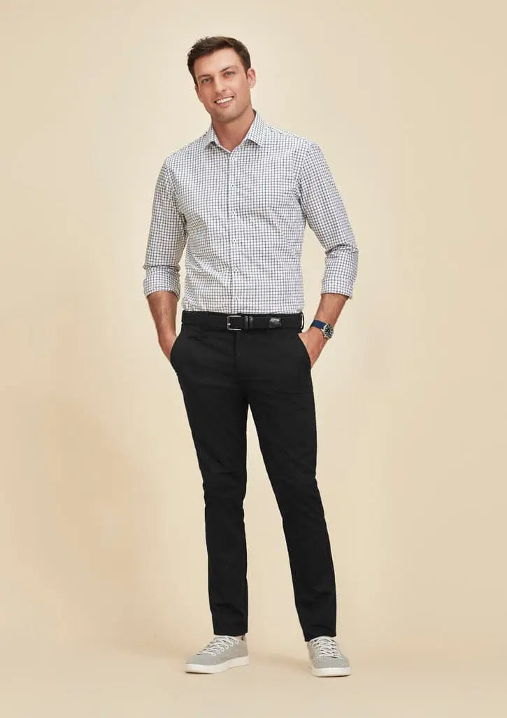Biz Collection Traveller Men's Tapered Chino Pants RGP263M - Flash Uniforms